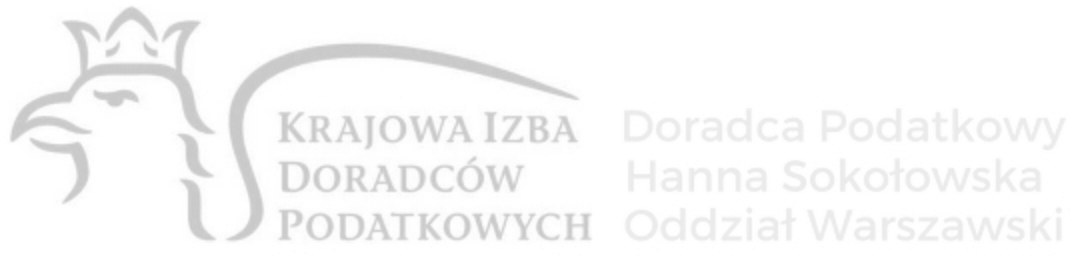 Doradca Podatkowy Hanna Sokołowska Warszawa